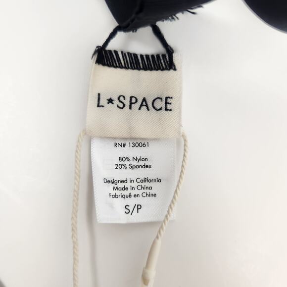 L*Space Fused Alec Bikini Top in Black Size Small NWT - Picture 6 of 6